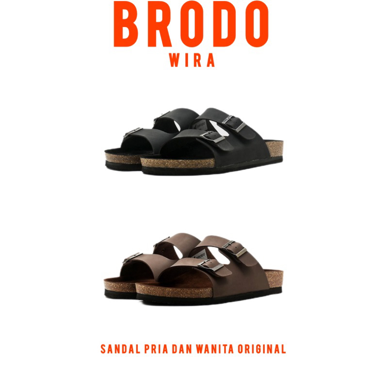 Brodo Official Wira - Sandal Pria Keren | Sanda Pria Original 100% | Sandal Cowok | Sandal Jepit Pri