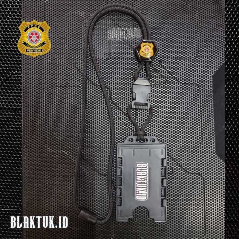 

Lanyard tactical holder id card Slide exagonal logo PENYIDIK PPNS