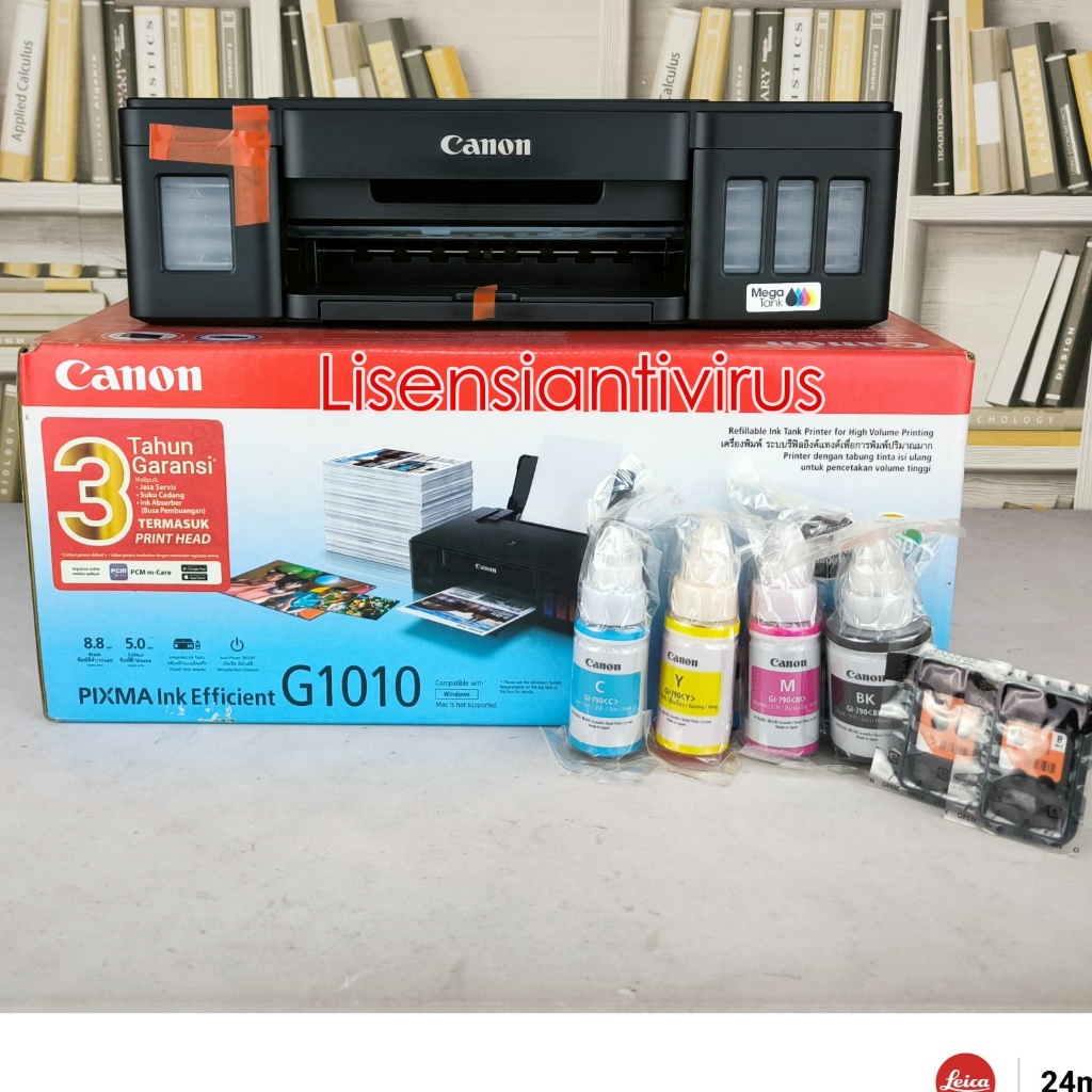 Printer Canon Infus Pixma G1010 G 1010 include tinta original garansi resmi datascript