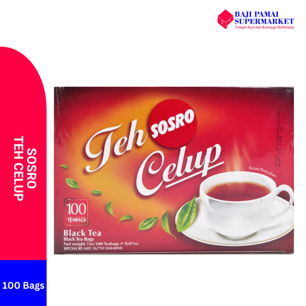 

Sosro Teh Celup isi 100 Bags
