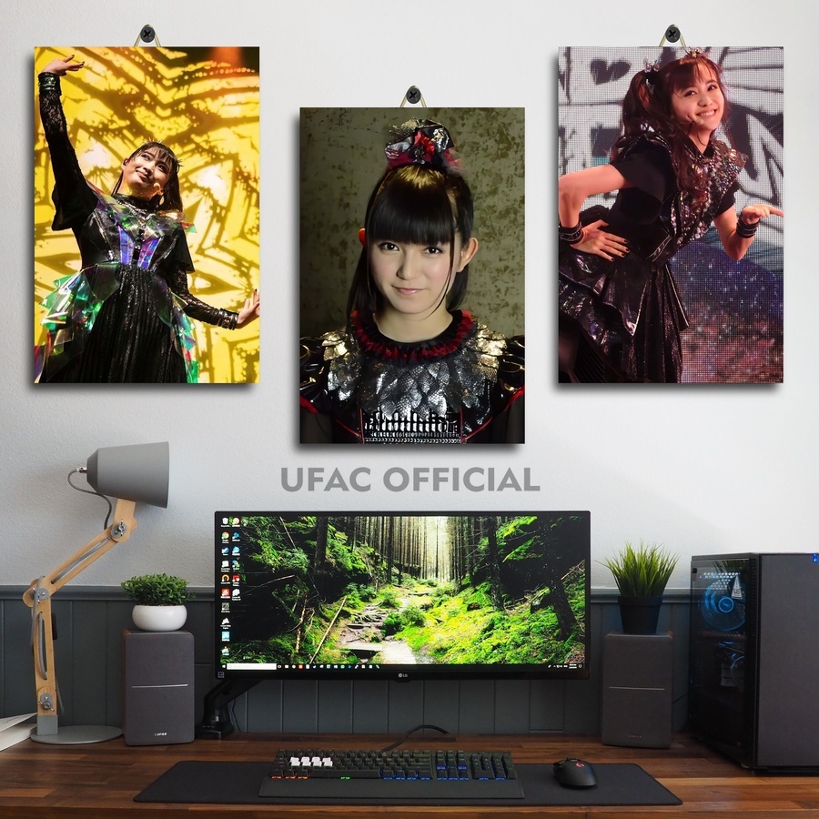 Pajangan Dinding Band Anggota Babymetal | Ufac Official| Hiasan Ruangan Babymetal |MGM/ITPUN