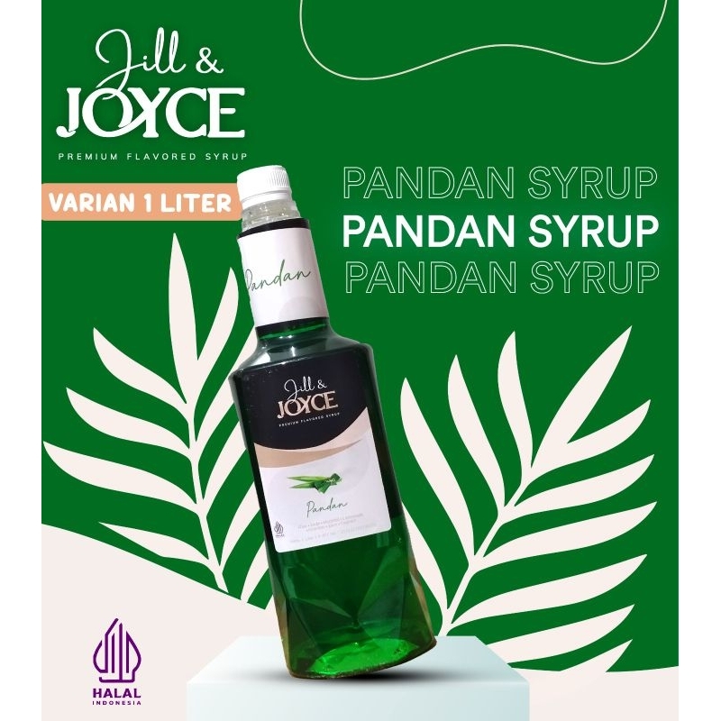 

JILL & JOYCE Pandan Syrup 1Liter