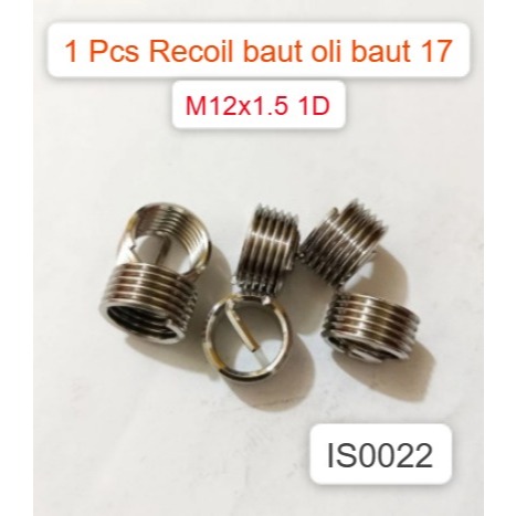 1pcs recoil baut oli m12x1.5 1D recoil baut oli baut 17 std
