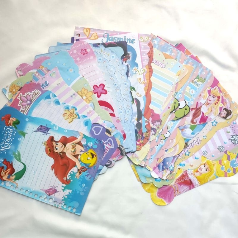 (HARGA PER LEMBAR) Kertas binder Non Harvest A5 / Kertas File A5 - Series Mix