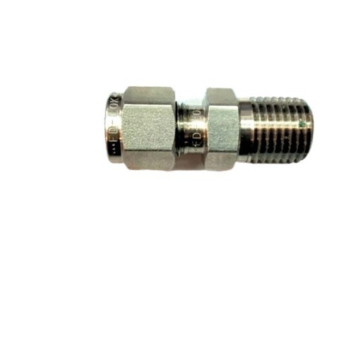 Male Connector 1/4" OD x 1/4" MNPT FD-LOK SS316