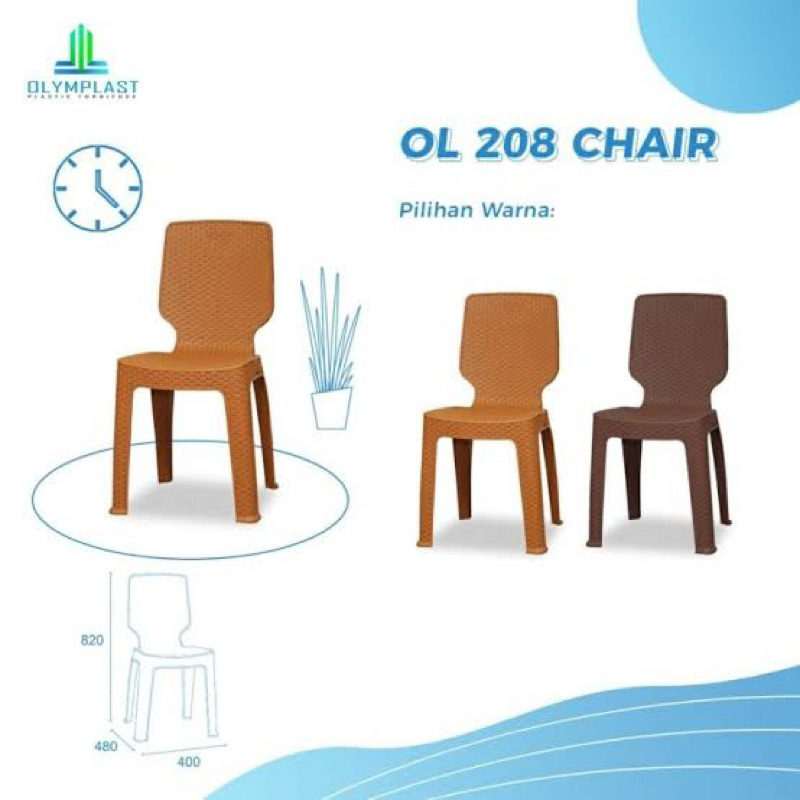 Kursi plastik OL208 Olymplast