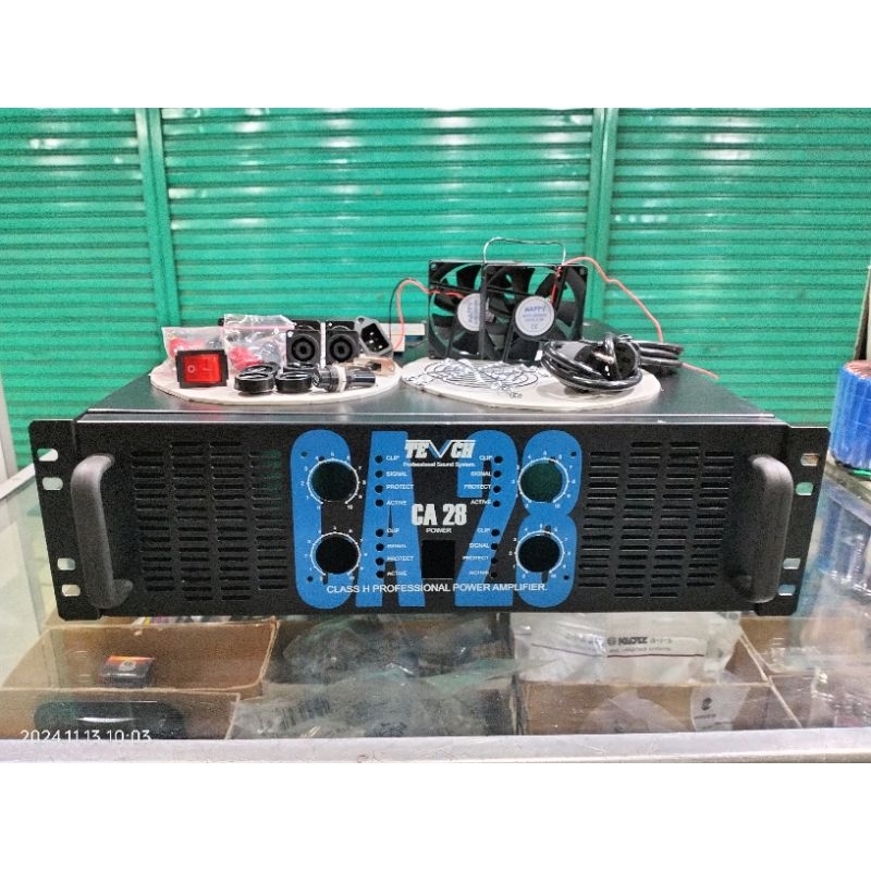 BOK POWER AMPLIFIER 4CH CA28+ACC(FAN DC 12V)