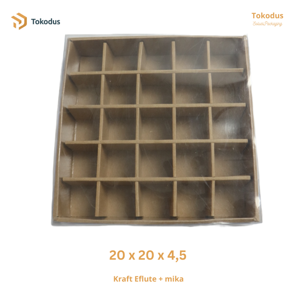 

BOX KUE NASTAR uk 20 x 20 x 4,5 cm ( bisa custom )