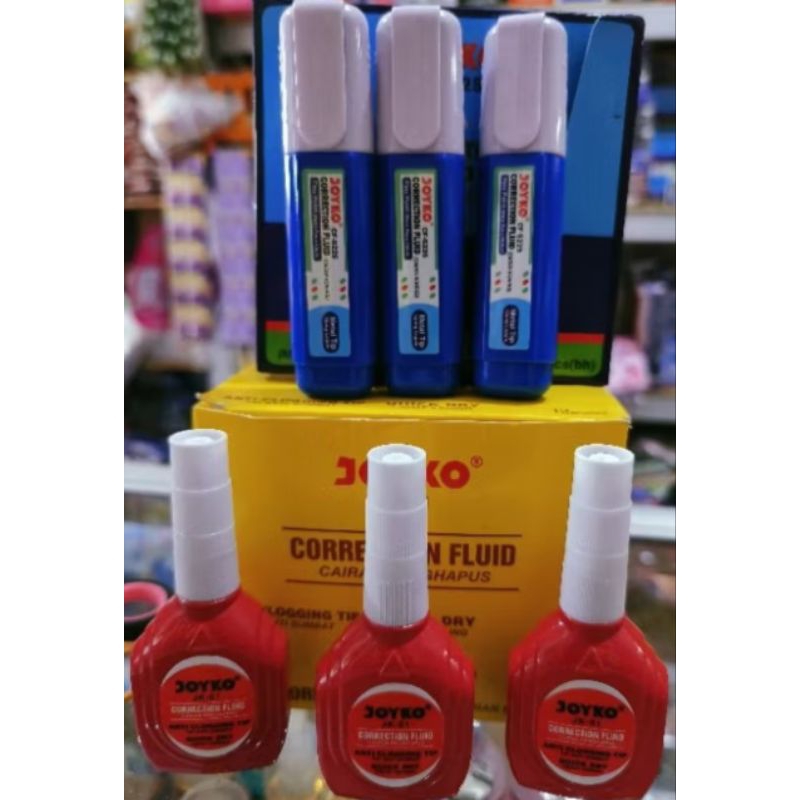 

(12 PCS)1 BOX CORRECTION FLUID/TYPE X JOYKO