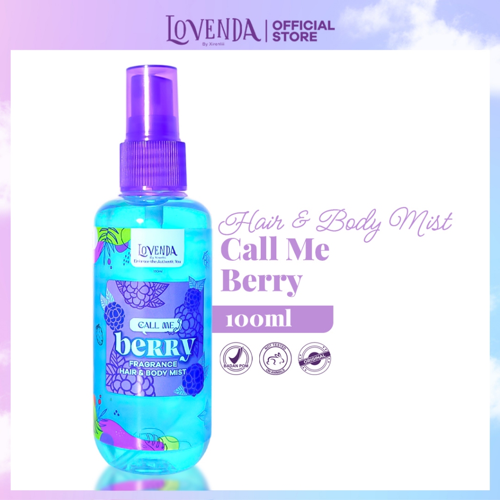 Lovenda Hair & Body Mist Call Me Berry - Fragrance Hair & Body Mist