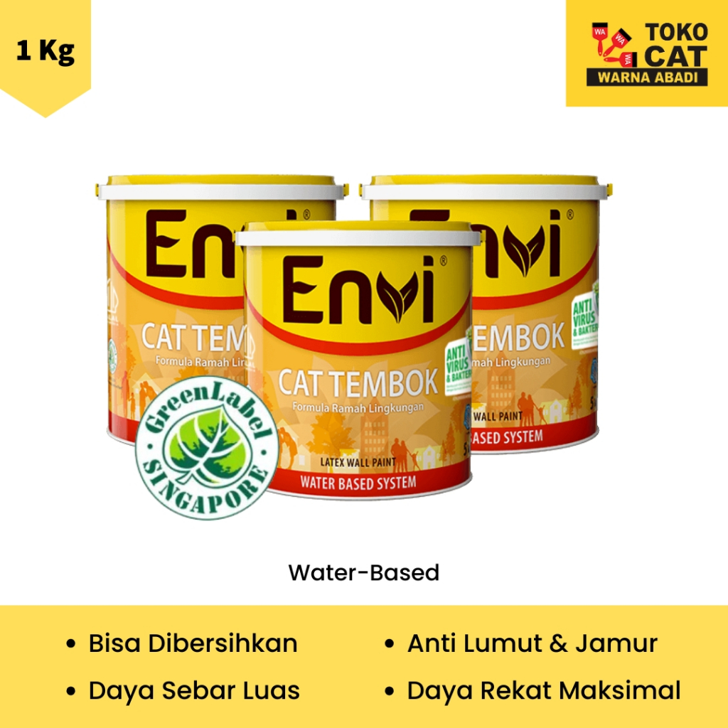 CAT TEMBOK ENVI 1 KG - CAT WANGI