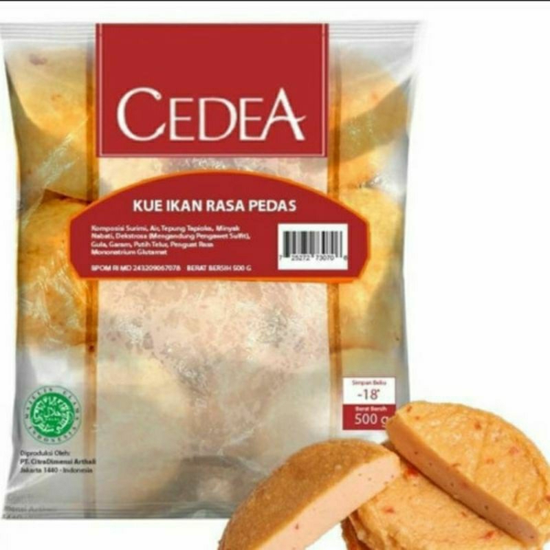 

kue ikan pedas Cedea 500g