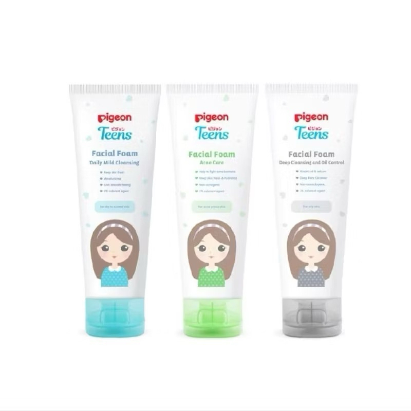 Pigeon Teens Facial Foam | Sabun Cuci Muka | Sabun Wajah | Sabun Cuci Muka Anti Jerawat | Sabun Cuci