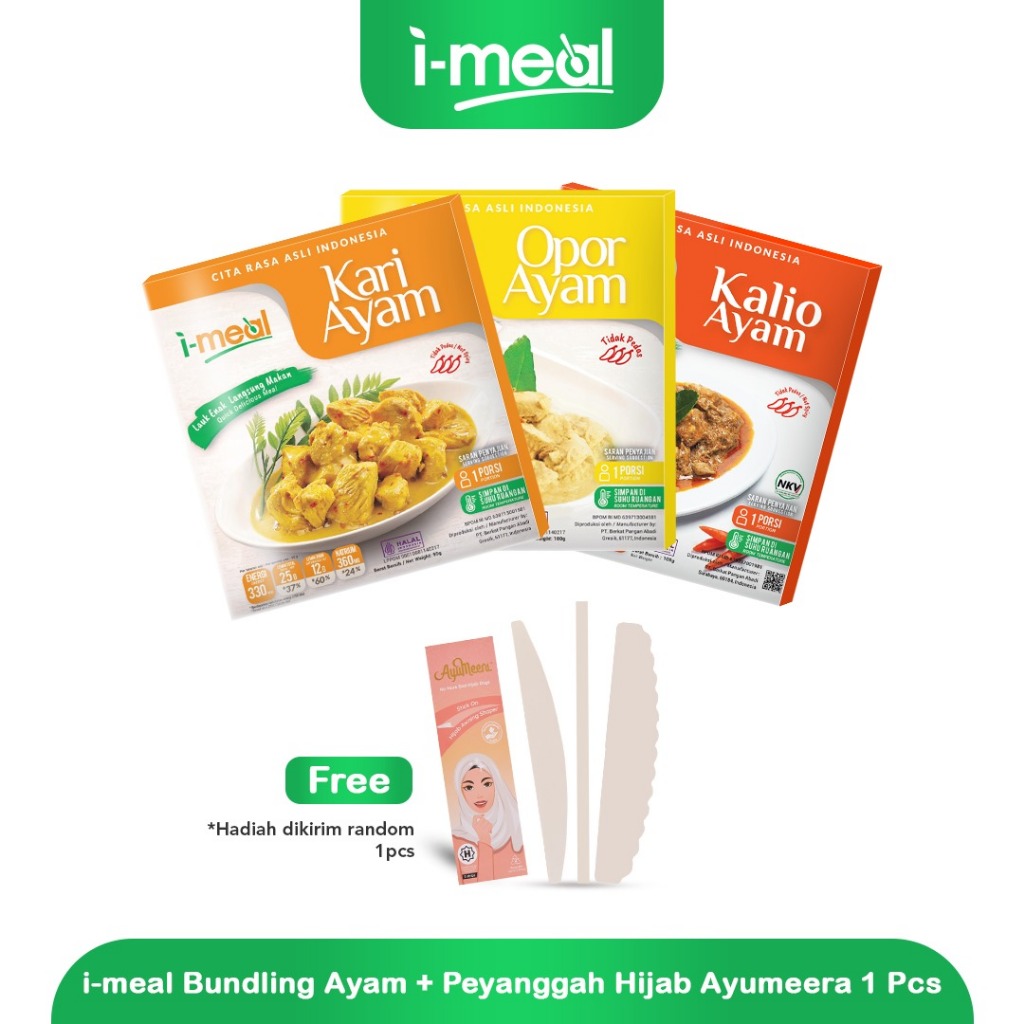 

I-Meal Bundling Ayam Free Penyanggah Hijab Ayumeera 1 Pcs