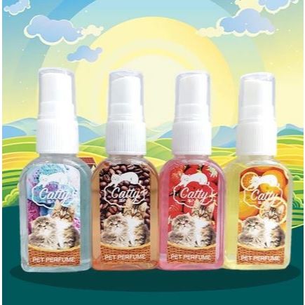 CATTY - Parfum Kucing Pengharum Kucing Pewangi Kucing Grooming Kucing Parfum Kucing Wangi Parfum Hew