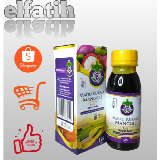 

madu kurma manggis plus royal jelly isi 125 ml