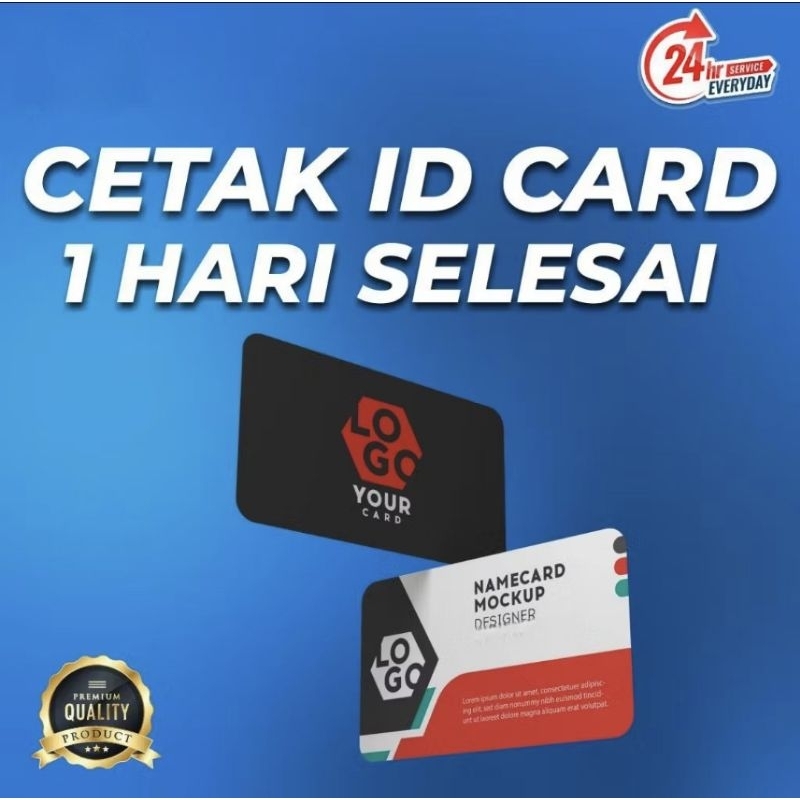 Jasa Cetak Kartu ID CARD sehari jadi