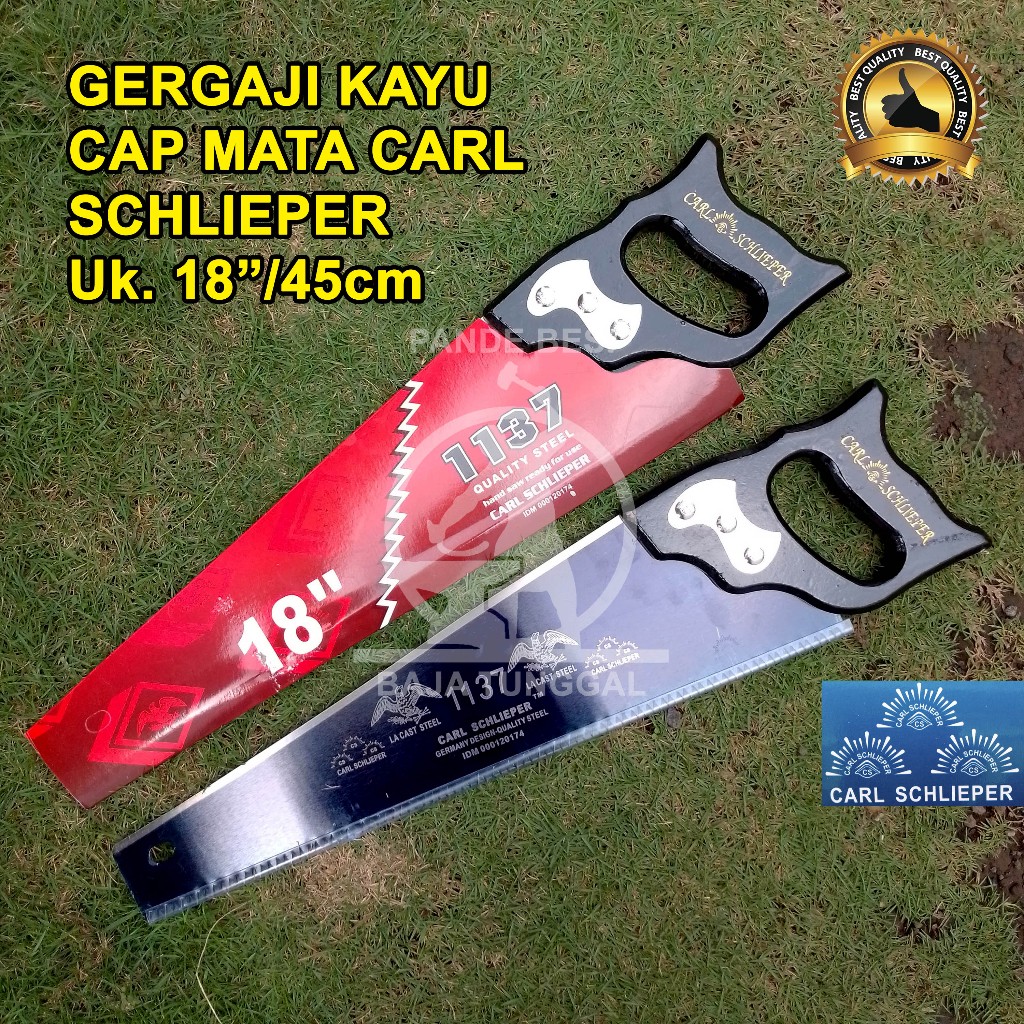 Gergaji Kayu Cap Mata CARL SCHLIEPER Original Germany / Graji Potong Belah Siap Pakai