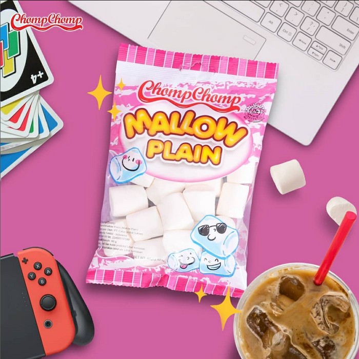 

ChompChomp Marshmallow Plain 60gr / Chomp Chomp Mallow Polos