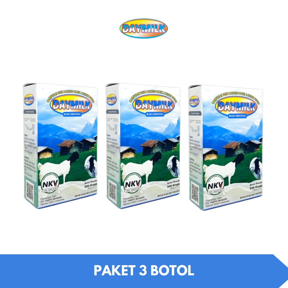 

DAYMILK - Susu Etawa Bubuk 200 GRAM - 3 Box
