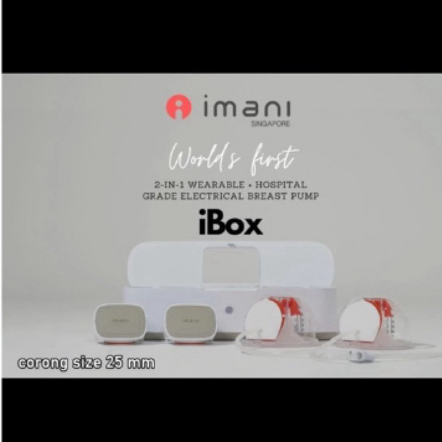 PRELOVED IMANI I2 PLUS PA DOUBLE PUMP WITH IBOX HANDS FREE ELECTRIC BREAST PUMP