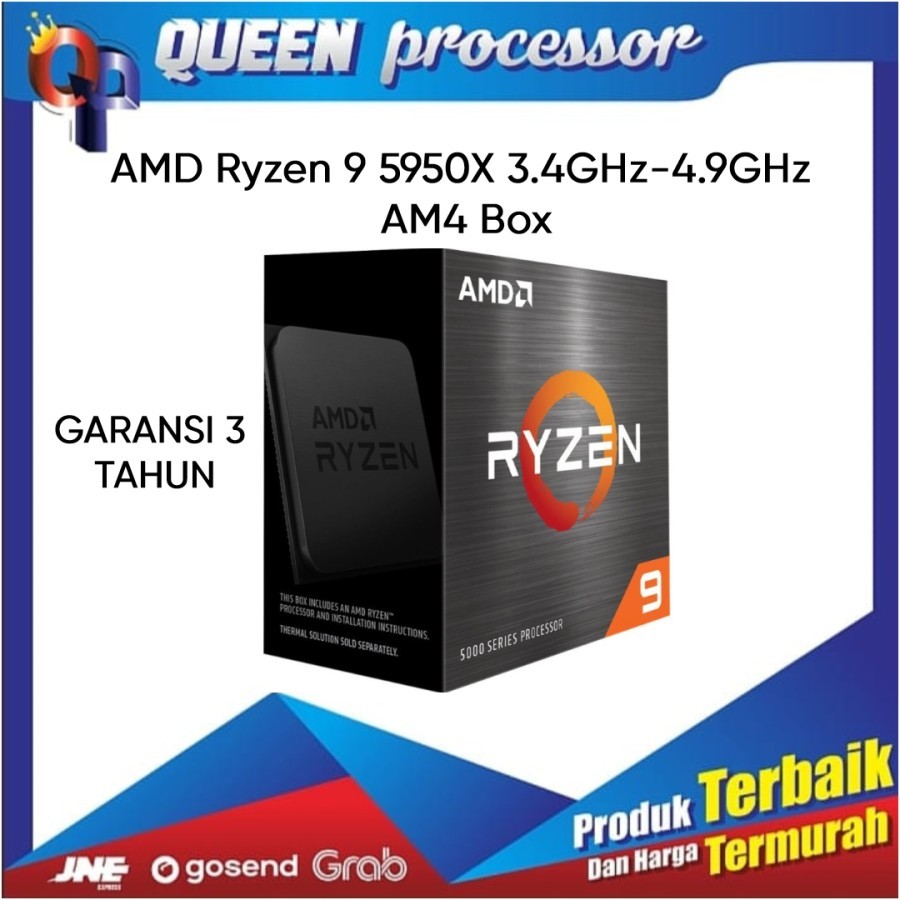 PROCESSOR AMD RYZEN 9 5950X 4.9GHz BOX
