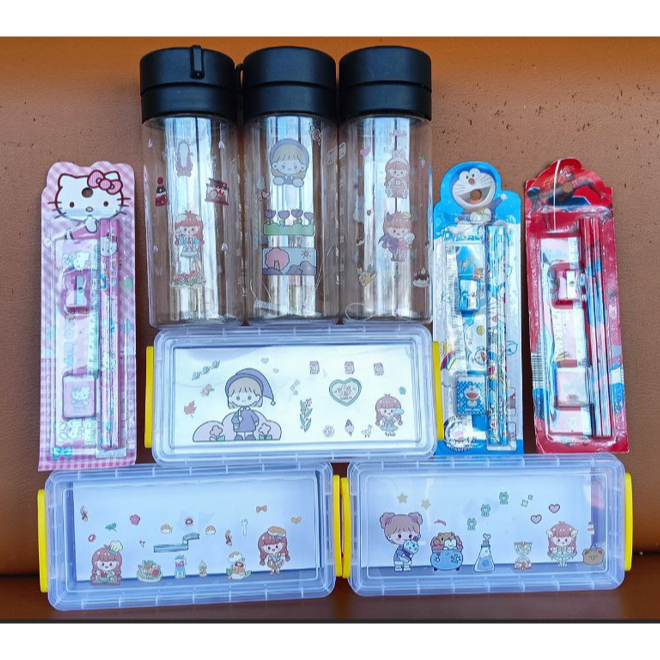 

Paket Tumbler dan Kotak Pensil Serbaguna serta Alat Tulis