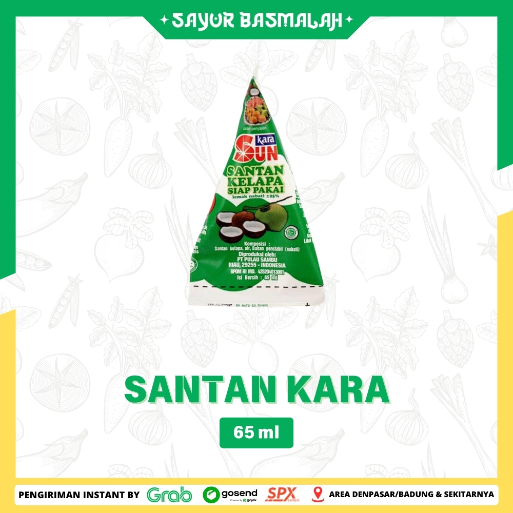 

Santan Kara 65ml - Sayur Basmalah