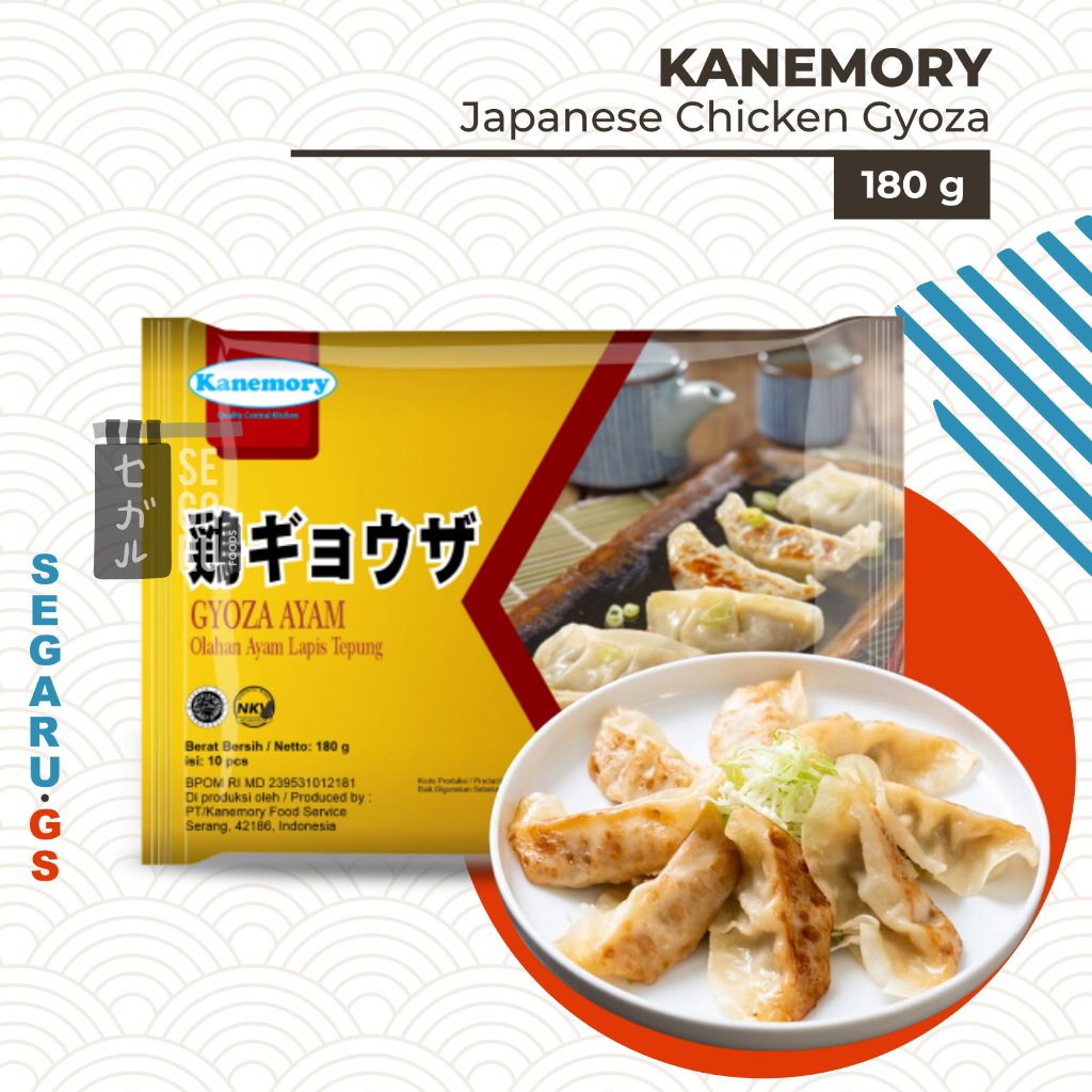 

Kanemory Japanese Gyoza Ayam Halal isi 10pcs