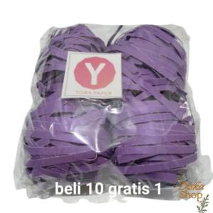 

kertas cacah / serut-parcel / shredded paper dark purple 75gr