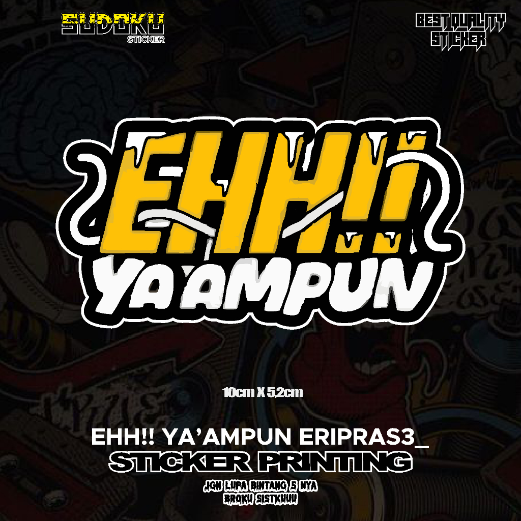 

STICKER STIKER PRINTING EHH!! YA AMPUN ERIPRASS TIKTOK FYP VIRAL