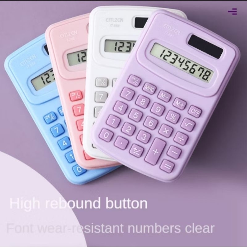 

Cute Mini Calculator Pocket Size Warna Lucu, Kalkulator Saku