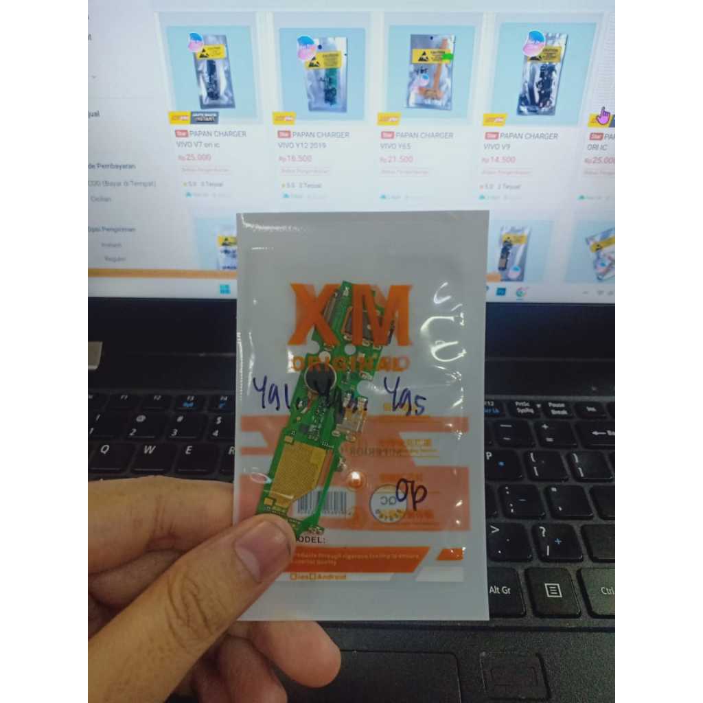 PAPAN CHARGER VIVO Y91/Y93/Y95 ORI IC