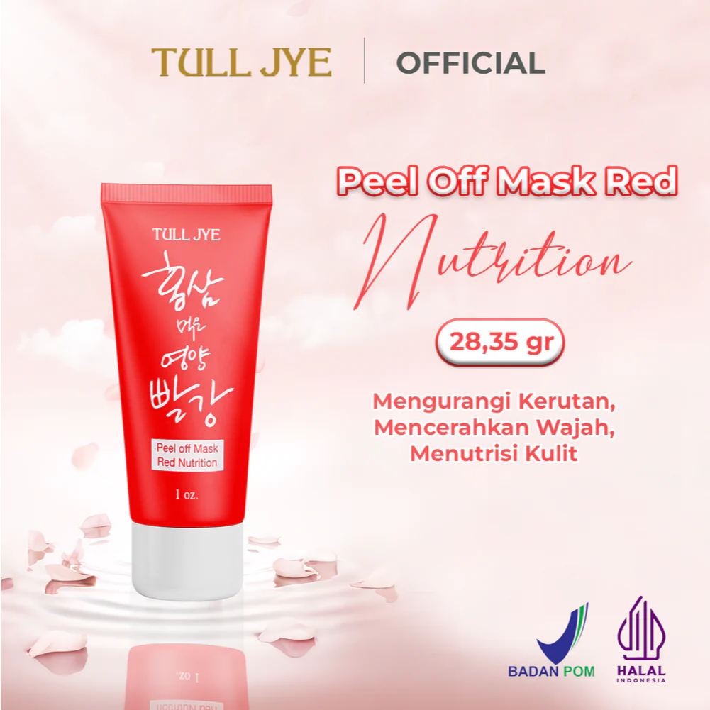 BERKAT KOSMETIK - Tull Jye Peel Off Mask (Red - Nutrition)