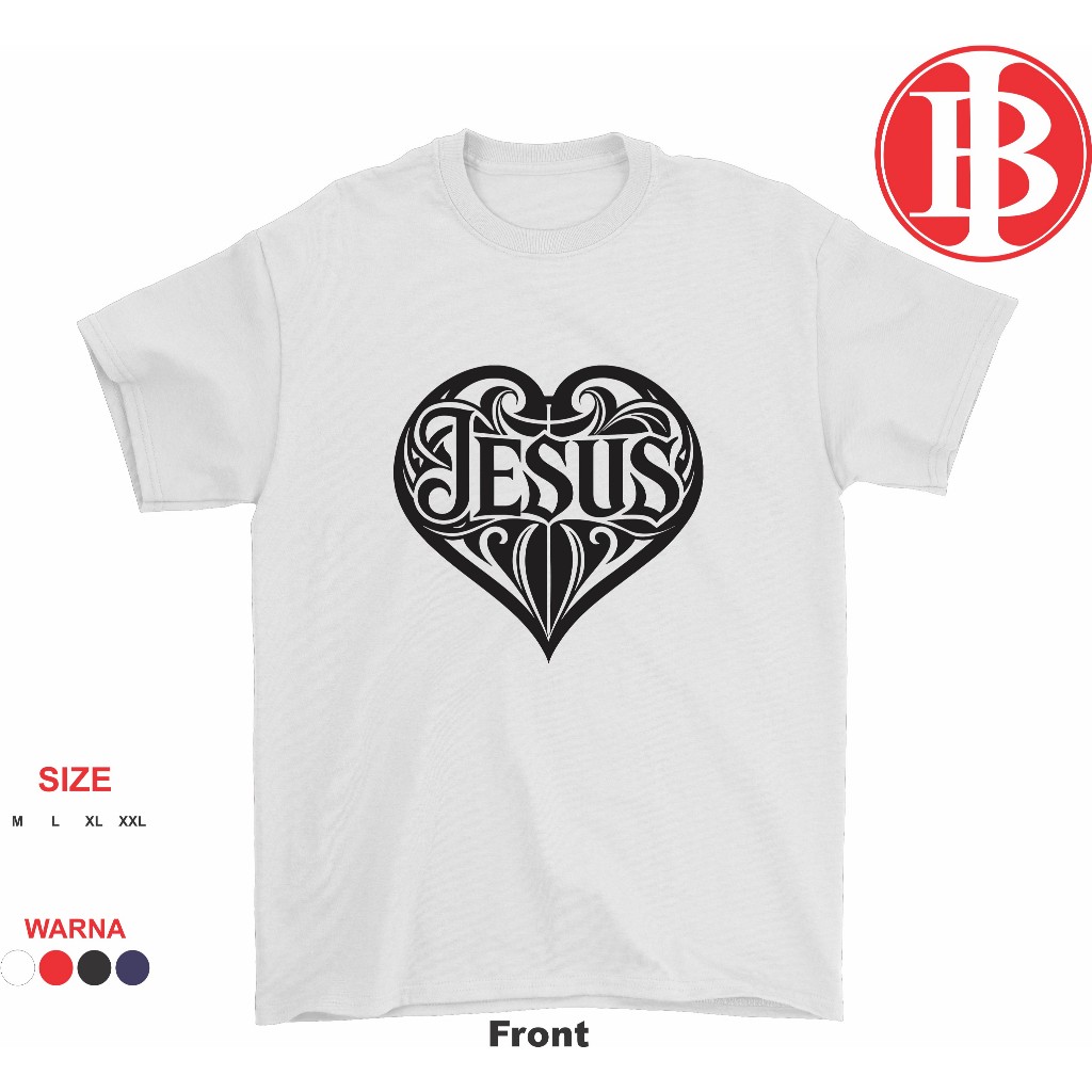KAOS ROHANI jeSus / UNISEX TSHIRT / SALIB YESUS / KAOS KRISTEN LOVE YESUS