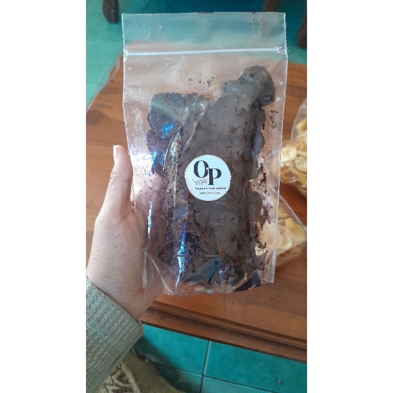 

kripik pisang coklat lumer
