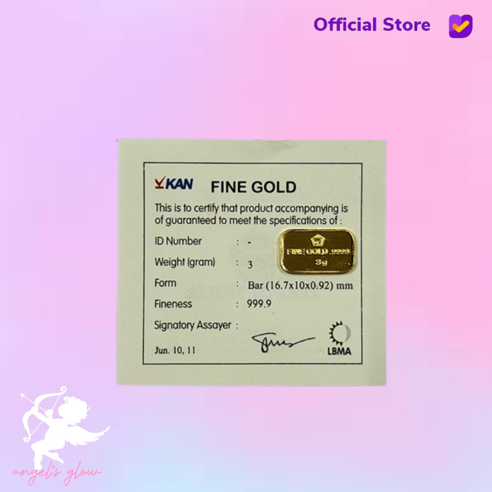 ANGELS Logam Mulia Antam Retro Tidur  - 3 GRAM