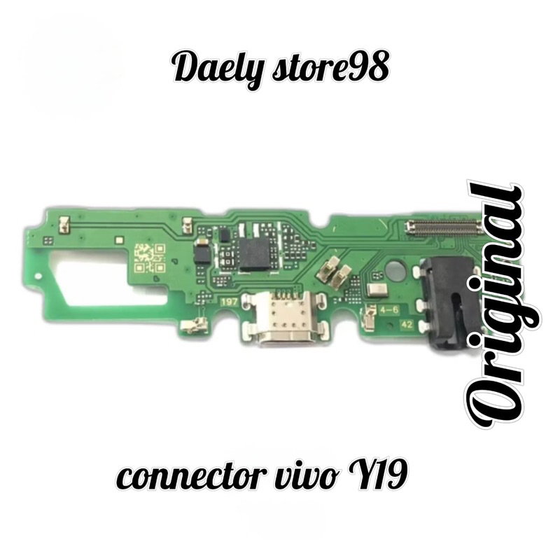 papan cas/connector charger vivo y19 original