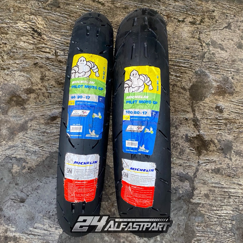 Ban michelin pilot moto gp 90/80 100/80 ring 17 Soft compound Ban tubbles