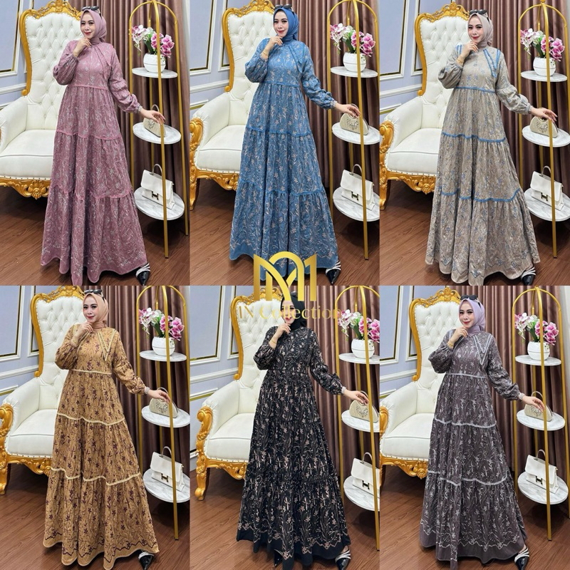 gamis  bordir MN-collection