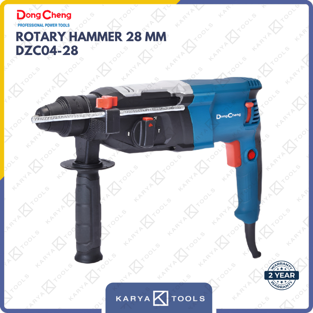 Dongcheng DZC 04-28 Mesin Bor Beton / Rotary Hammer 28mm SDS Plus