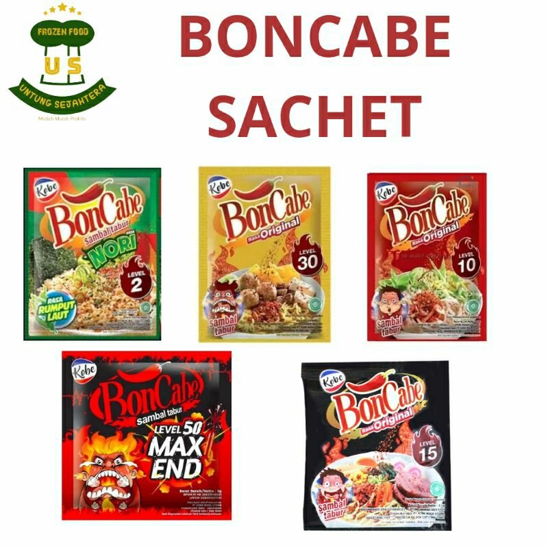 

Boncabe Bubuk Sachet Cabe Level Boncabe Level 10 Sachet Boncabe Level 15 Sachet Boncabe Level 30 Sachet Boncabe Level 50 Bon Cabe level 10 15 30 50
