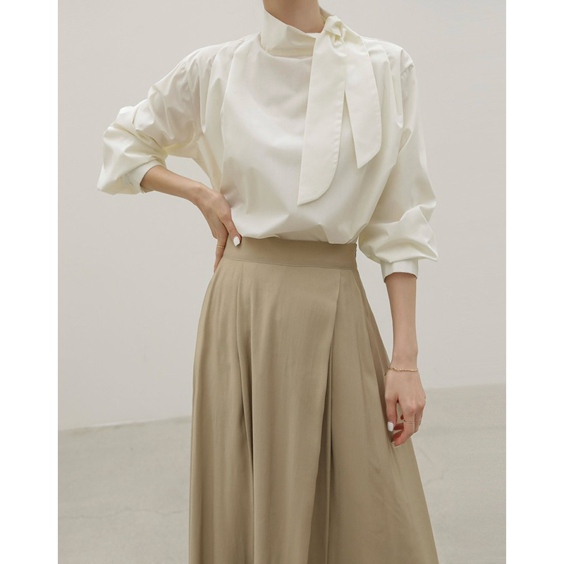 MONOLOGUE / Casson Tie Blouse / Jastip Korea