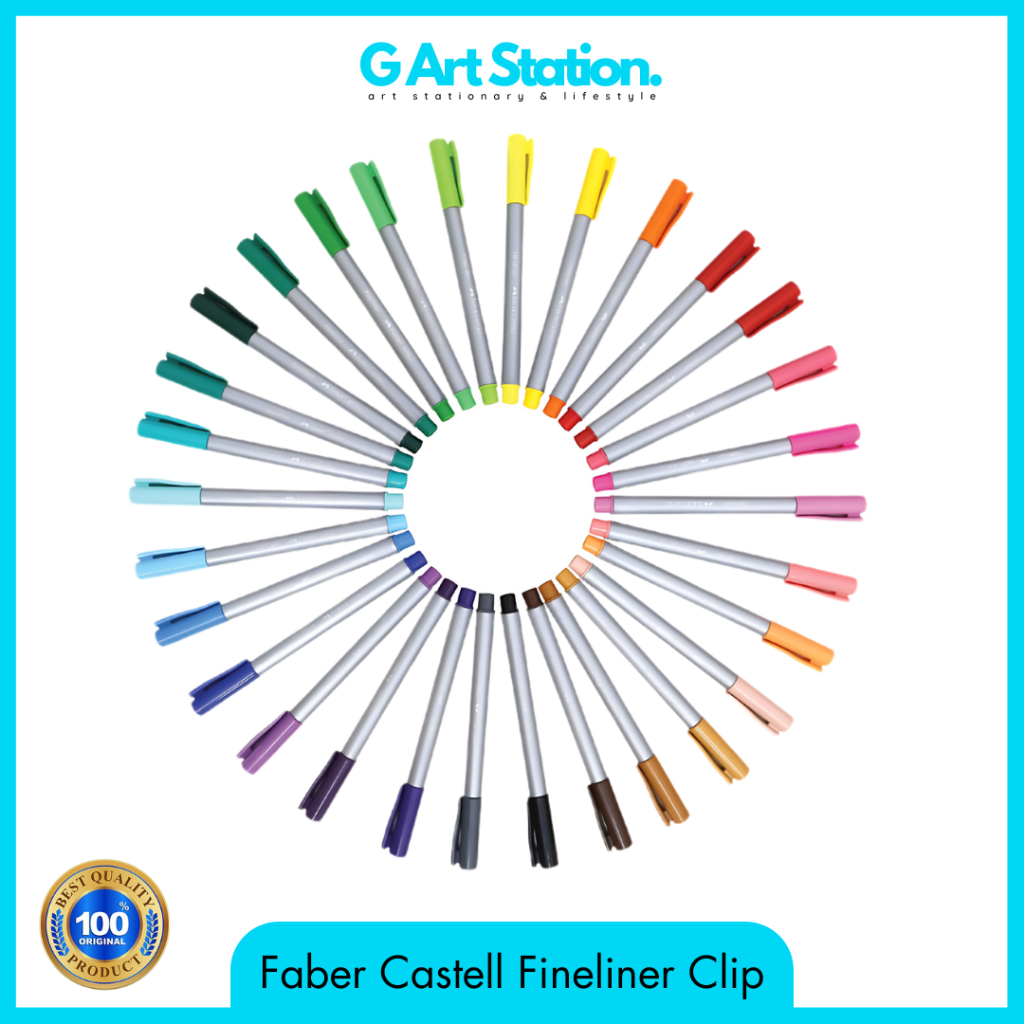 

FABER CASTELL Fineliner Clip / Drawing Pen / Ballpoint Pen