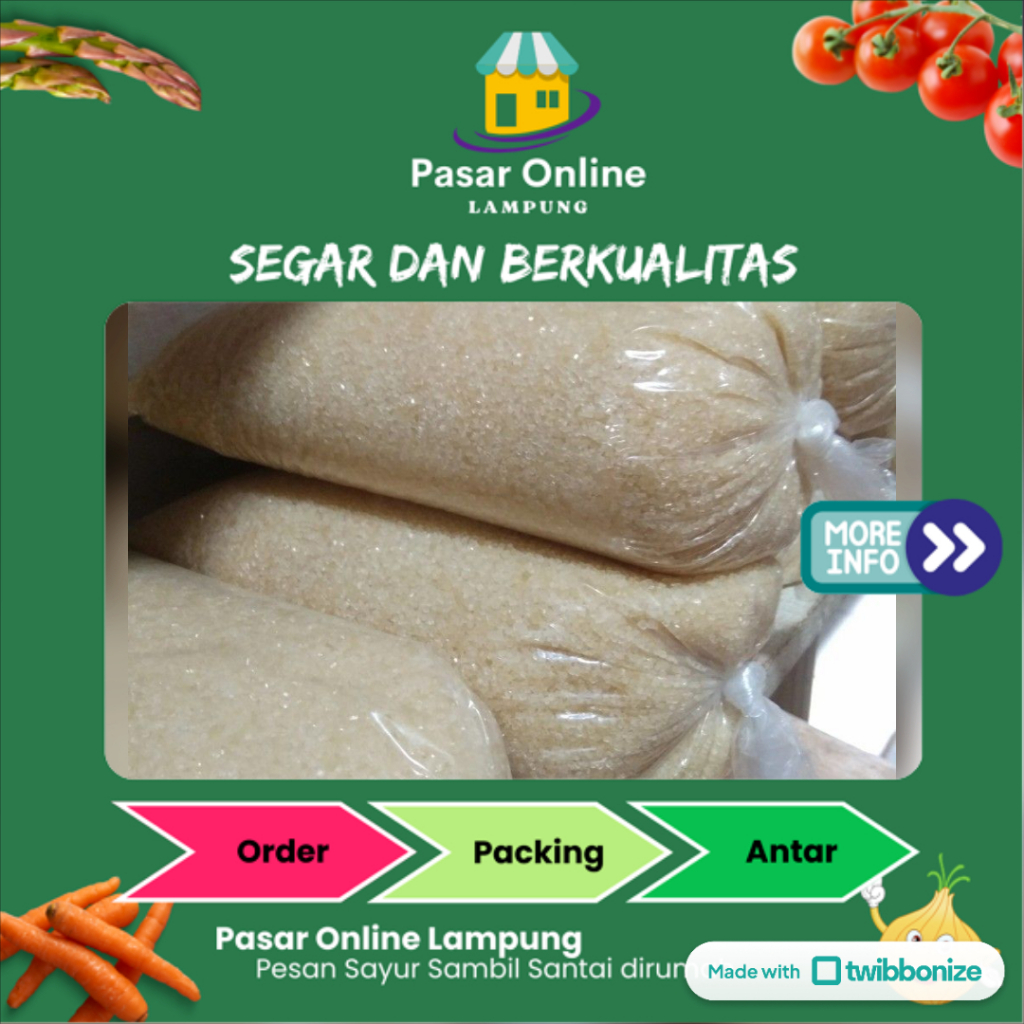 

Gula Pasir -+500 Gr - Pasar Online Lampung