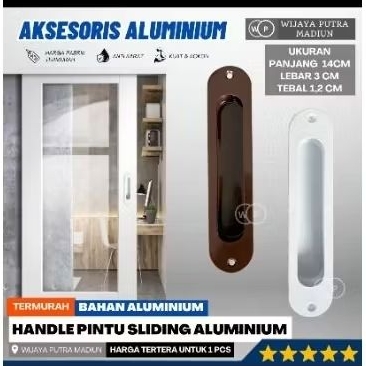 Handle ALUMINIUM Pintu Sliding | Handle Pintu ALUMINIUM | Handle Sliding Tanam | Handle Pintu Alumin