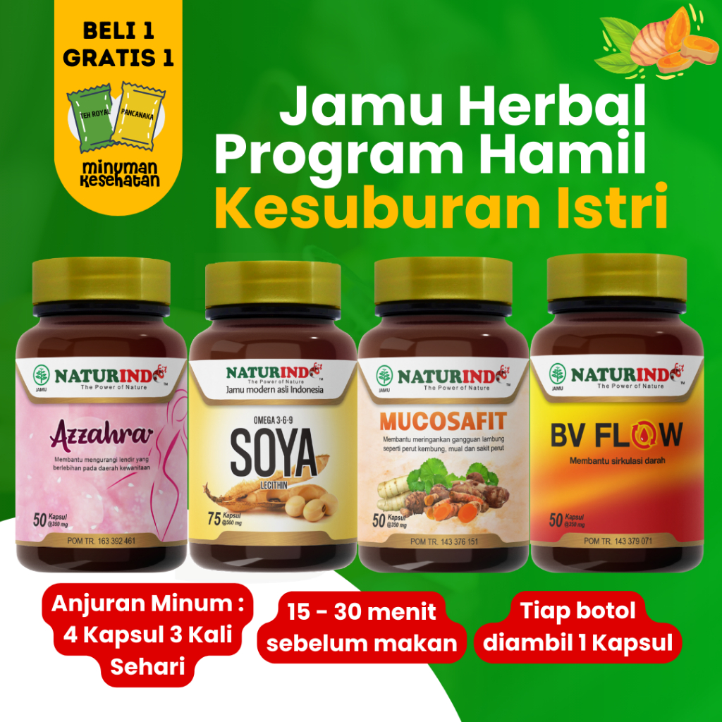 Obat Cepat Hamil Herbal Penyubur Kandungan Program Hamil Promil Kesuburan Ampuh Naturindo Surabaya