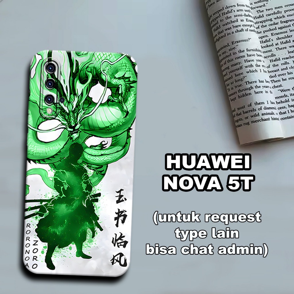CC5/ Softcase karet lentur untuk huawei nova 5t /Motif karakter anime one piece/case huawei nova 5t/