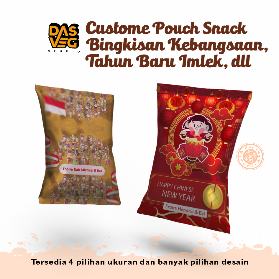 

Custome Pouch Snack | Bingkisan Kebangsaan, Tahun Baru Imlek, Idul Adha dll