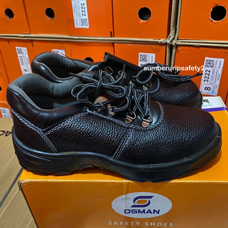SEPATU SAFETY OSMAN OS-020 LOW CUT HITAM
